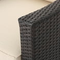 thumbnail image 4 of Andrew Outdoor 5 Piece Wicker Water Resistant Cushion Chat Set with Fire Pit, 4 of 9