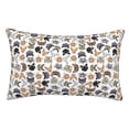 thumbnail image 1 of Lsque Cute Cats Pattern Bedding Waterproof Pillow Protector Zippered Queen – Bed Bug Proof Pillow Encasement-14"x20", 1 of 6