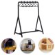 thumbnail image 3 of GOOHOCHY 1 juego de muebles para casa de muñecas, mini perchero de plástico para ropa de muñecas, perchero para ropa de muñecas, expositor de ropa para muñecas, perchero para colgar ropa., 3 of 8