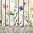 thumbnail image 2 of Spring Floral Blackout Window Curtains for Living Room,Thermal Insulated Curtains,52x84 Inch,Set of 2, 2 of 6