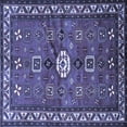 thumbnail image 1 of Ahgly Company Indoor Square Persian Blue Traditional Area Rugs, 6' Square, 1 of 4