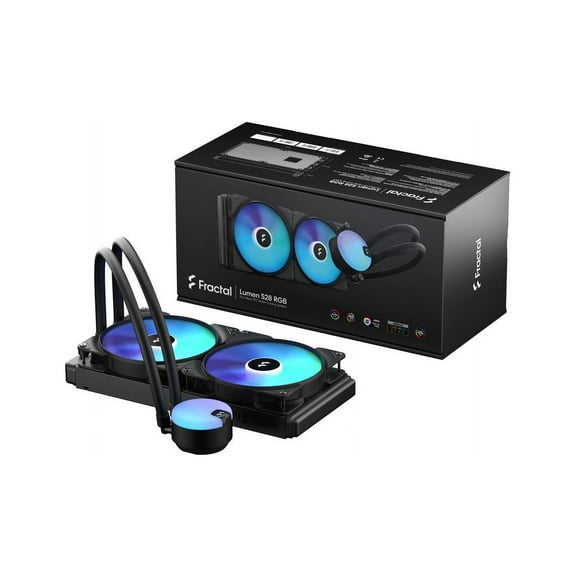Fractal Design Lumen S28 v2 RGB Aspect 14 RGB x2 AIO CPU Liquid/Water Cooler