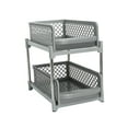 thumbnail image 4 of yuksok Pull Out Cabinet Organizer Spice Rack Organizer 2 Layer Multifunctional Bathroom Gray, 4 of 9
