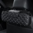 thumbnail image 1 of Organizador de asiento trasero de coche de PU soporte de almacenamiento Universal caja de pañuelos bandeja de accesorios portavasos organizador Salvador Organizador del asiento trasero del coche, 1 of 10