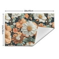 thumbnail image 3 of XMXT 6 Pcs Woven Placemats, Blooming Floral Decorative Print Stain Resistant Anti-Skid Placemat for Kitchen Table, 12 x 18 inches, 3 of 6