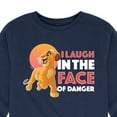 thumbnail image 3 of The Lion King - Simba - I Laugh in the Face of Danger - Toddler & Youth Long Sleeve Graphic T-Shirt, 3 of 5