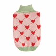 thumbnail image 1 of Methold Suéter para perro, suéter pequeño, cómodo, elástico, cálido, corazón acrílico, delicado, para cuatro mascotas, diferentes tipos Ropa para mascotas METRO, 1 of 6