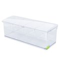 thumbnail image 1 of Plateau de Service Réfrigéré pour Condiments, avec 5 Compartiments Amovibles, Ensemble de 5 Cuillères de Service et 3 Pinces Incluses, pour le Camping, 1 of 7