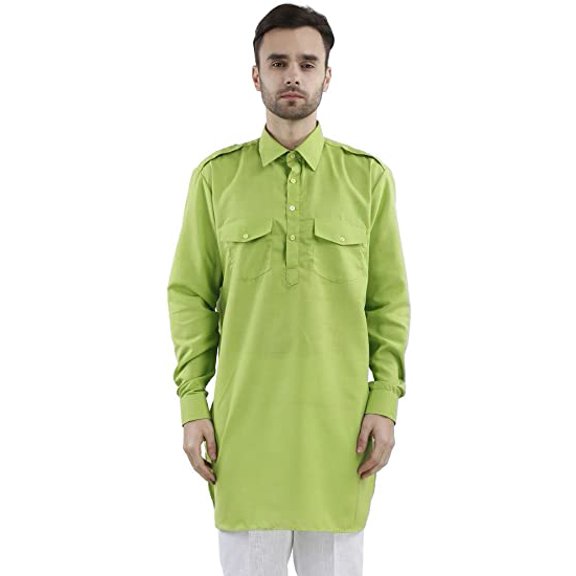 Royal Kurta Men's Short Pathnai Kurta