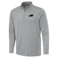 thumbnail image 2 of Men's Antigua  Gray Buffalo Bills Reprocess Quarter-Zip Top, 2 of 4