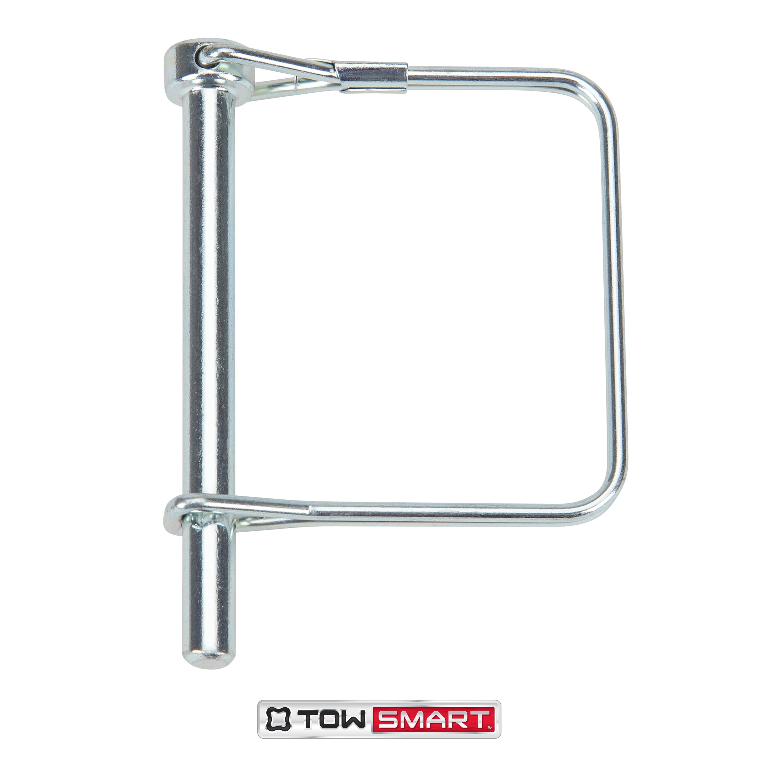 TowSmart Trailer Coupler Safety Pin, Quick Latch, 1/4in Pin, 2-3/4in Span, Zinc Plated Steel, 7366