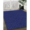 thumbnail image 3 of Ahgly Company Machine Washable Indoor Rectangle Transitional Blue Orchid Blue Area Rugs, 7' x 10', 3 of 7