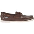 thumbnail image 3 of Sebago Womens Docksides Leather Boat Shoes in Brown Elk, 3 of 8