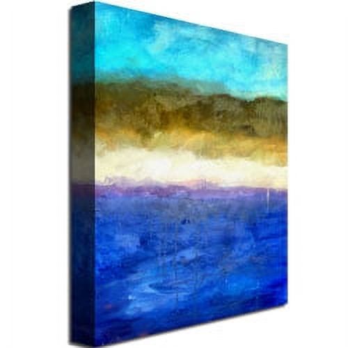 Trademark Fine Art Michelle Calkins 'Abstract Dunes' Canvas Art 35x47 Inches (MC105-C3547GG)