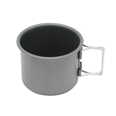 

FarDo 200ml/300ml Camping Cup Non-slip Comfortable Grip Aluminum Alloy Foldable Handle Coffee Mug Trip Accessories