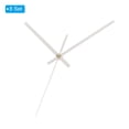 thumbnail image 3 of Uxcell Clock Hands, 8 Set Clock Hands Kits Clock Mechanism Movement Aluminum DIY Wall Clock Hands Kit Parts, White, A07, 3 of 6