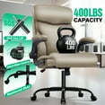 thumbnail image 4 of Dhole Executive Ergonomic Office Chair - High Back Mesh Desk Chair with Lumbar Support, 4D Armrests, Tilt Function & Breathable Mesh for Home Office (Khaki), 4 of 10