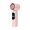 Pink, variant on Air Cooling Fan Travel Fan 4000mAh Battery Desk Fan Digital Display Fan Small Pocket Fan with Large Battery ABS Texture