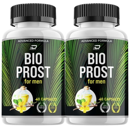 Bio Prost Prostate Supplement for Men - BioProst Pills Advanced Formula, Bladder Control Supplements, 2 Pack, 120 Capsules