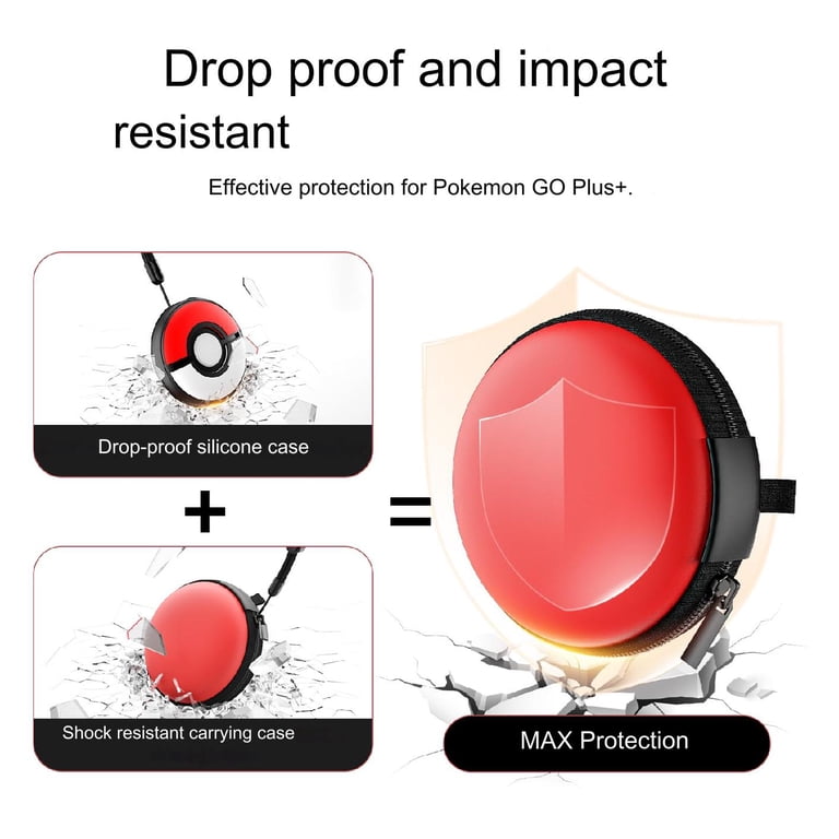 Vigorush Pokémon GO Plus+ Carrying Case, Silicone Protective Cover