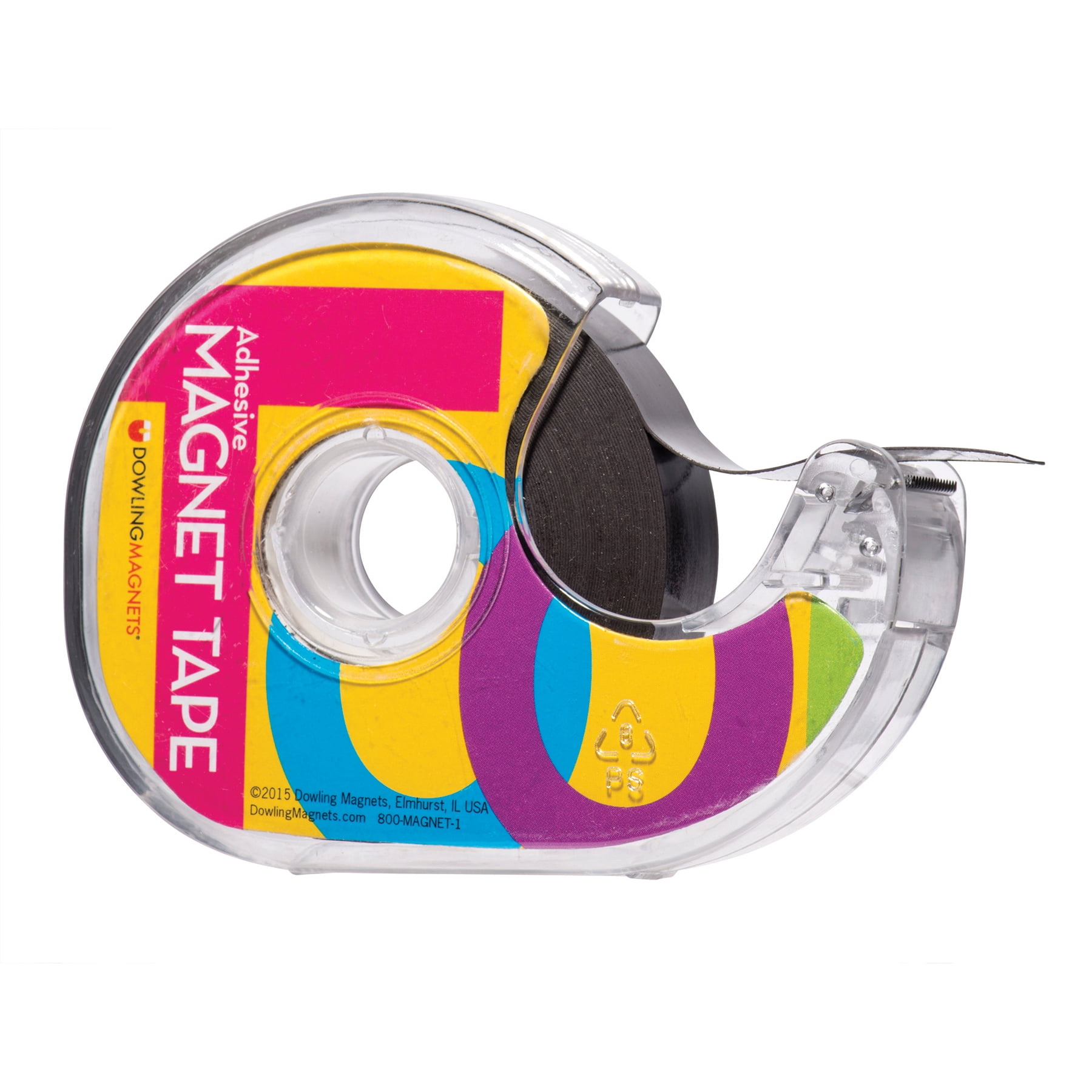 Dowling Magnets Magnet Tape in Dispenser, 3/4" x 25', Pack of 3