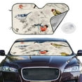 thumbnail image 2 of Balery Little Birds Windshield Sun Shade, Car Front Window Sunshade Cover ,Automotive Interior Portected Blocks Uv Rays For Car Pickup Truck Suv Accessories- Small, 2 of 7