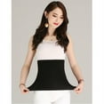 thumbnail image 2 of Warm Knitted Abdominal Binder,Lumbar Support Waist,Warmer Back Slim Wrap Belt,Stomach Back Warming Brace Band,Topboutique Supports Thermal Waistband,Black, 2 of 5