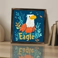 thumbnail image 3 of Bald Eagle Design Wooden Sign Wall Plaque - Vintage Art Decoration, Wall Decoration - Ideal Gift For Home Decoration, Living Room, Bathroom, Bedroom, Garden, Dining, Bar, Cafe, Festival Party Decor, 3 of 7