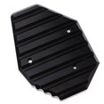 thumbnail image 4 of Almohadilla de extensión de de placa de caballete lateral de motocicleta negra para Negro Zulema Cojín de pieles de motocicleta, 4 of 8