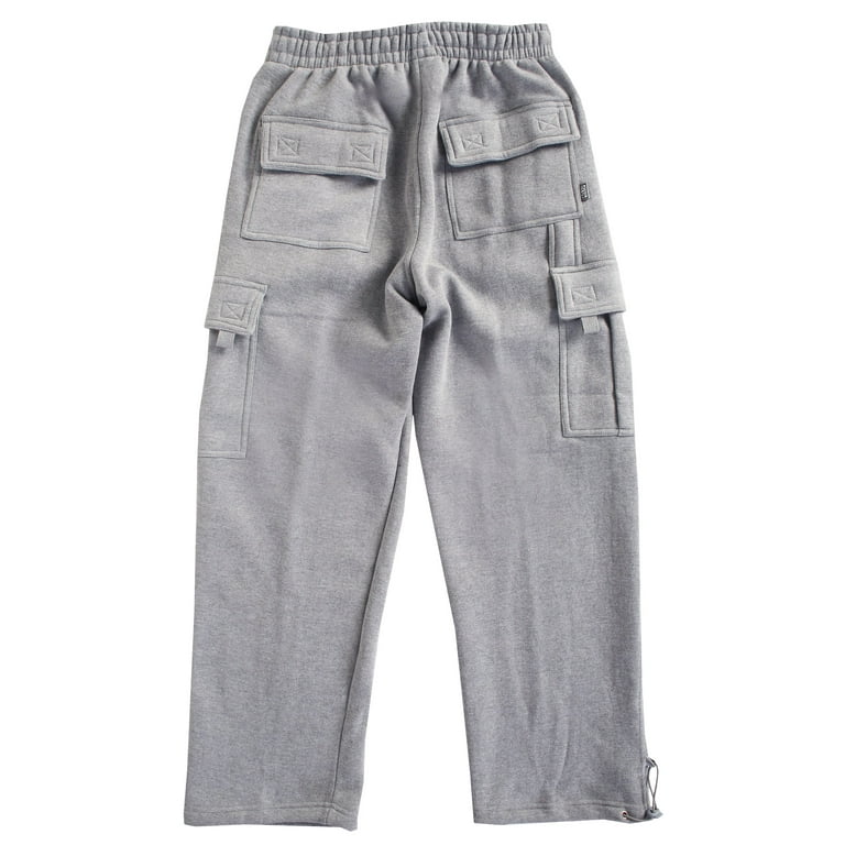 Pro Club Men's Heavyweight Fleece Cargo Sweatpant, Heather