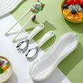 thumbnail image 2 of 304 Stainless Steel Children's Tableware Set, Training Chopsticks, Spoon, Fork, and Storage Box, Safe, BPA-Free, Promotes Self-Feeding, 2 of 9