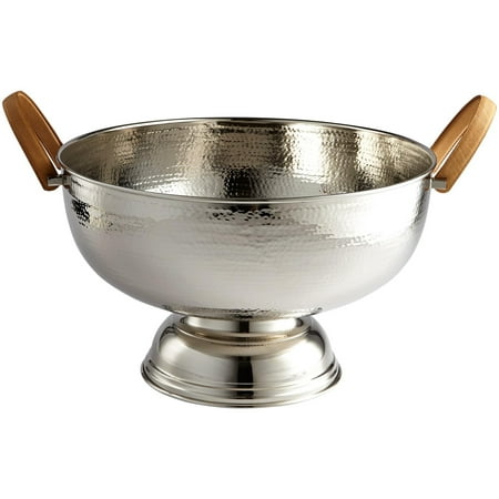Decorative Bowl Cyan Design Dionysus Large Stainless Steel Leather Decorative Bowl Cyan Design Dionysus Large Stainless Steel Leather Br Cy 3077