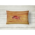 thumbnail image 2 of Carolines Treasures 8232PW1216 Crawfish Canvas Fabric Decorative Pillow, 12H x16W, multicolor, 2 of 3