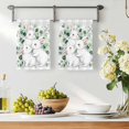 thumbnail image 3 of Easter Bunny Kitchen Towels Set of 4, Eucalyptus Leaves Grey Checkered Farmhouse Absorbent Dish Towels for Kitchen, Microfiber Hand Towel, Quick Drying Tea Towel for Cleaning Decorative Dishcloths, 3 of 7
