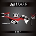 thumbnail image 3 of Attack Graphics Custom Fury Complete Bike Graphics Kit for Honda CRF125F 2023, 3 of 3