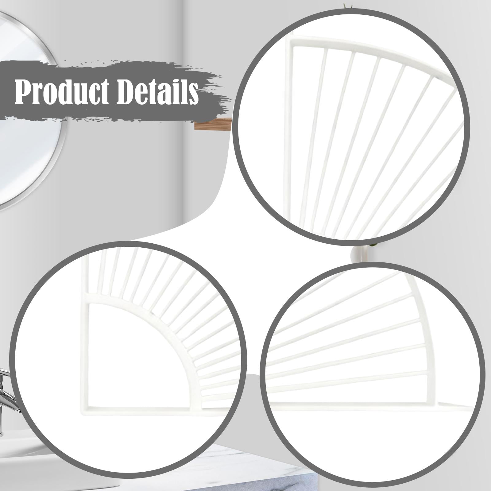 Floating Shelf Bracket Wall Mount Decorative Support Metal Bracket Durable Black Metal for Home Kitchen Office Storage