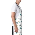thumbnail image 2 of Uemuo Cartoon House Car Pattern Waterproof Apron Adjustable Dishwasher Apron- Apron for Women Men Heavy Duty Work Apron for Dishwashing Chemical Lab, 2 of 9