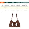 thumbnail image 3 of Cat Grooming Sling Hanging Restraint Bag Breathable Hands Free Suspended Support for Cats Small Dogs Bathing Nail Trimming Ear Cleaning Scratch Proof(Coffee-XS), 3 of 6