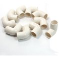 thumbnail image 1 of 10pcs PVC Elbow 16mm Inner Dia 90 Degree Connector Pipe Fitting White, 1 of 5