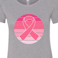 thumbnail image 4 of Inktastic Breast Cancer Pink Ribbon Retro Women's T-Shirt, 4 of 5