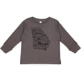 thumbnail image 3 of Inktastic Georgia State Word Salad Boys or Girls Long Sleeve Toddler T-Shirt, 3 of 5