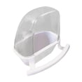 thumbnail image 3 of Bird Cage Feeder Parrot Water Bowl Feeding Budgie with Perch Drinker Waterer White, 3 of 8