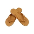 thumbnail image 4 of HomeDM Women's Men's Flip Flops Open Toe Comfort Summer Beach Thong Sandals Casual Flat Slides House Slippers, Yellow Size 8.5-9, 4 of 7