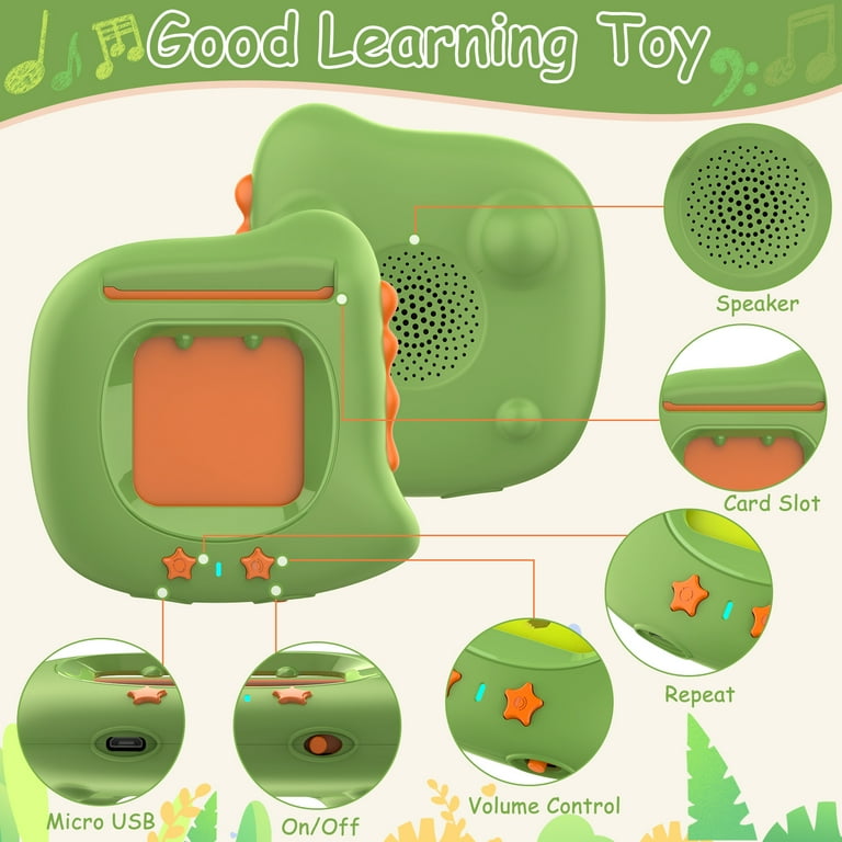 Keeygo Talking Flash Cards - 112 Learning Cards With Speech Therapy For Toddlers & Autism Support