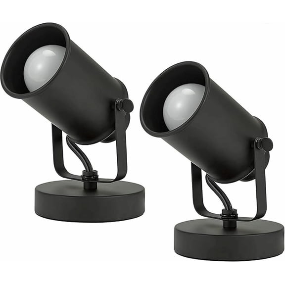 Catalina Lighting Multipurpose Spotlight 6.25'' Set of 2 Portable Desk Wall Mount Adjustable Accent Lamps Transitional Floor Light Fixture for Hallway, Desk, Living Room or Bedroom, Oil Rubbed Bronze