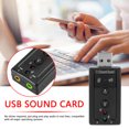 thumbnail image 4 of 7.1 PC externo Tarjeta de sonido USB 3.5mm AUX Auricular Micrófono Adaptador de audio Tmvgtek Componentes de Computadoras, 4 of 9