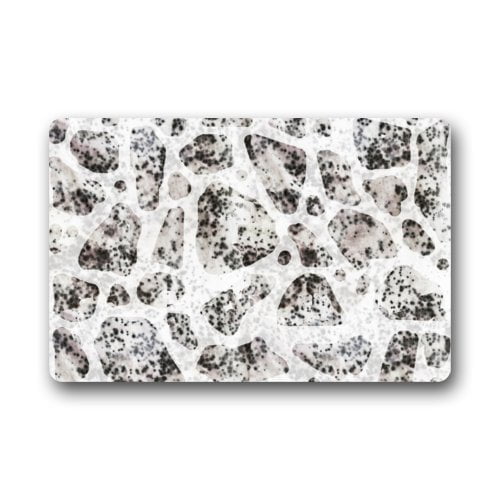 RYLABLUE Vintage Pebble Stone Doormat Floor Mats Rugs Outdoors/Indoor Doormat Size 23.6x15.7 inches