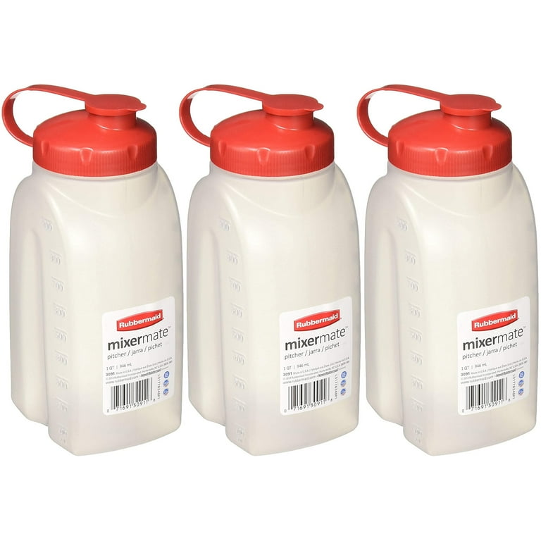 Rubbermaid - MixerMate Servin' Saver Beverage Container in White