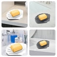 thumbnail image 5 of FRCOLOR Silicone Soap Dish Holder for Storage with SelfDraining Structure in Assorted pcs, 5 of 8