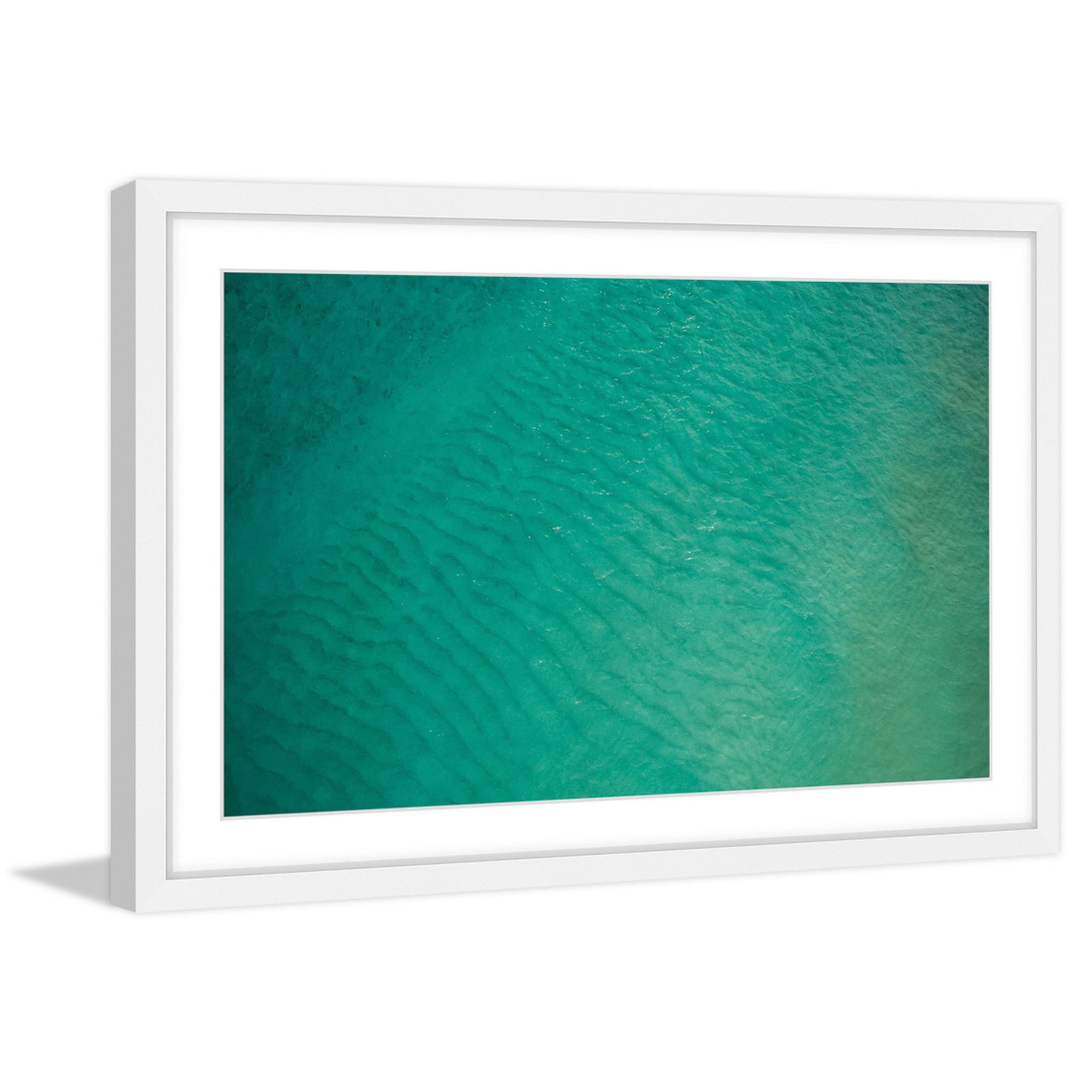 Marmont Hill "Just Ripples" by Hassan Ishan Framed Painting Print